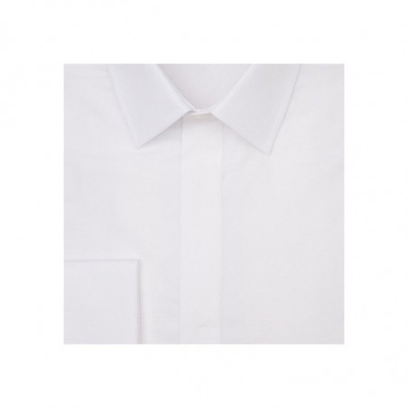 Chemise blanche à poignets mousquetaires, vue 3