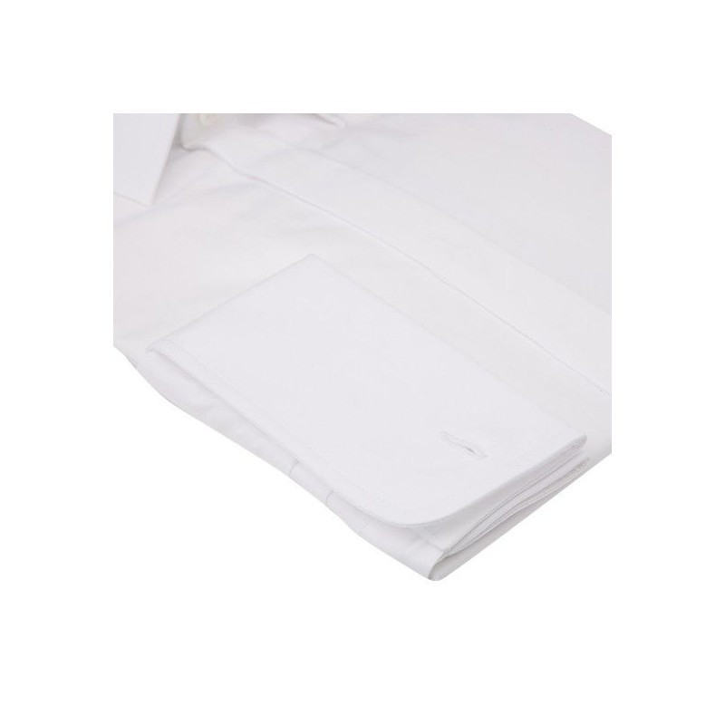 Chemise blanche à poignets mousquetaires, vue 6