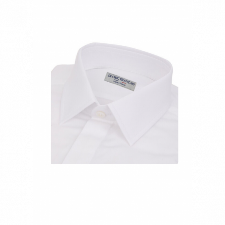 Chemise blanche à poignets mousquetaires, vue 7