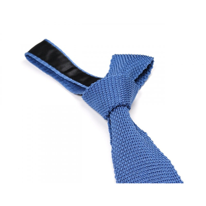 Cravate tricot 100% non angora, vue 2