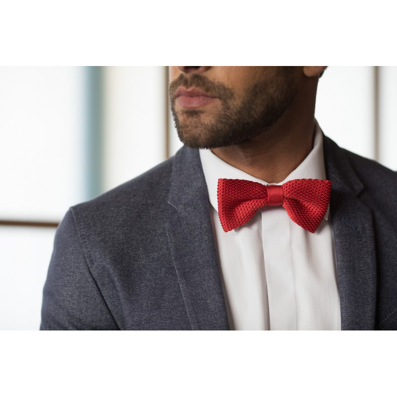 Nœud papillon d'un rouge secret, vue 3